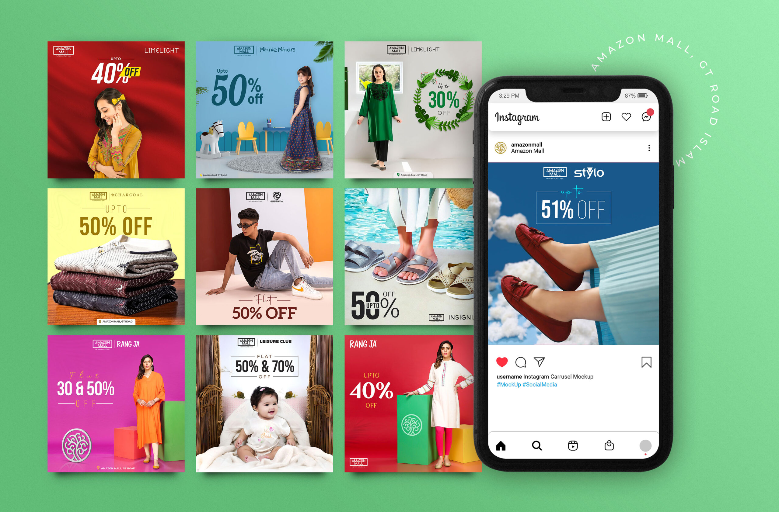 Amazin Mall — Social media