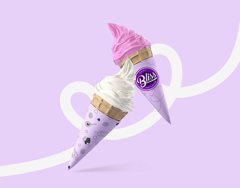 Bliss Ice Cream — Social Media Design